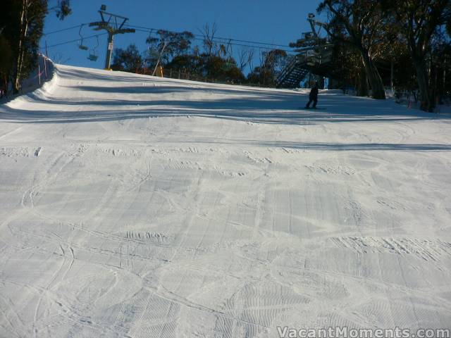 Supertrail below Bunny Walk station  great for a couple of runs then very sugary