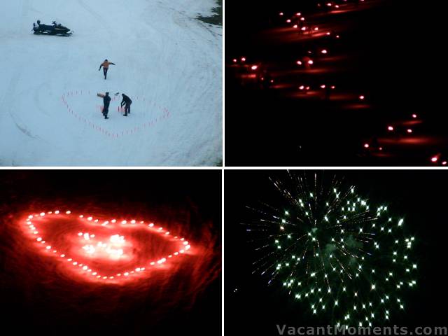 Somethings a foot, the flare run, a romantic proposal, ending with a big bang