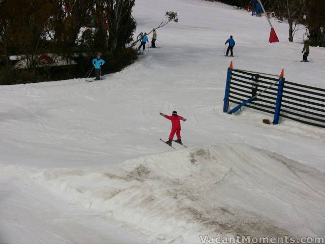 Ray-junior practicing big air at Merritts