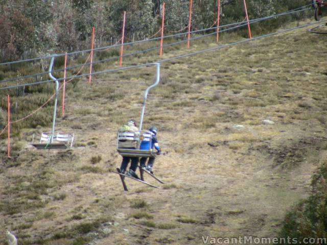 It lives  Ramshead took a couple of people-laden chairs on the scenic tour on Saturday