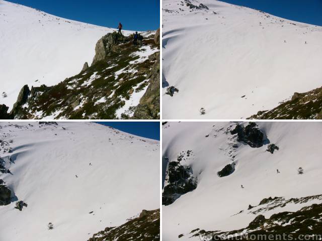 Rosco surveys the descent for Traktorman and himself