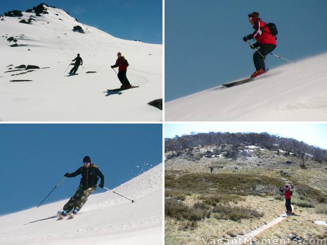 Friday  Dropping into Bogong, Marion, Jax and the bottom of DHG