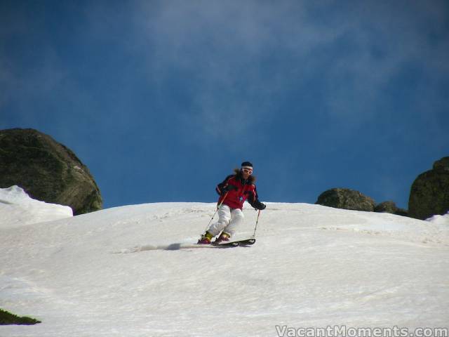 Marion dropping into the Basin