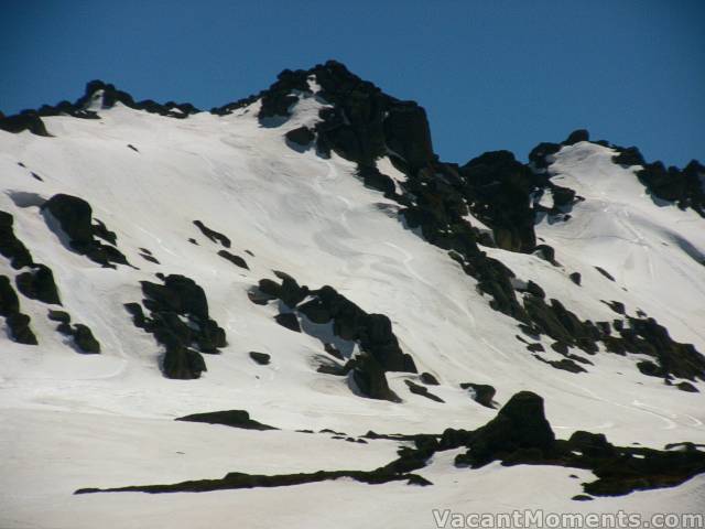 Todays tracks dark against yesterdays silver