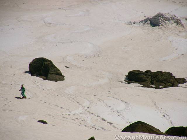 Big slow turns on the face of Signature Hill