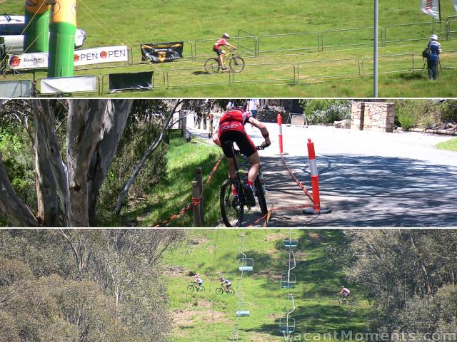 Cross country bike races with some serious up sections