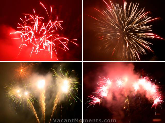 Saturday night's fireworks were spectacular - as usual