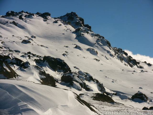 Front Face of Signature Hill - Saturday morning