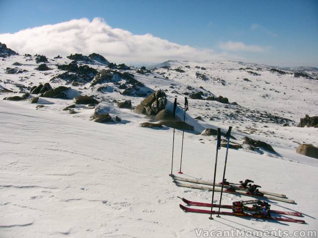 Clouds starting to build over the main range