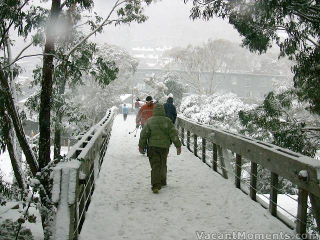 Snow in the village