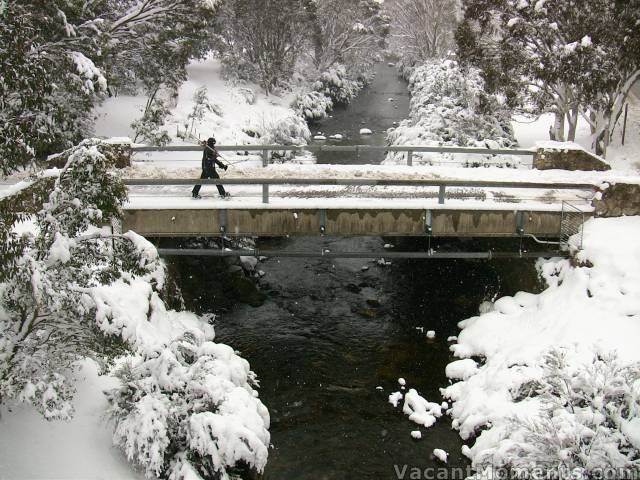 View from the pedestrian bridge