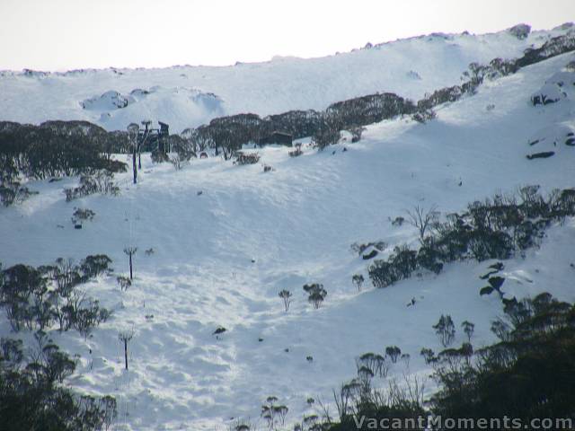 Top of Ramshead chair and Cannonball