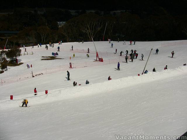 Great Wall of Snow beside Snow Runner #1 on Friday Flat