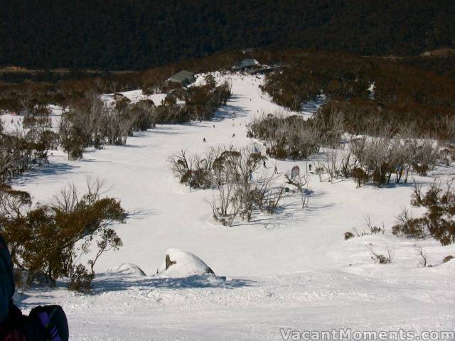 Looking down on Merritts and the Cruiser chair