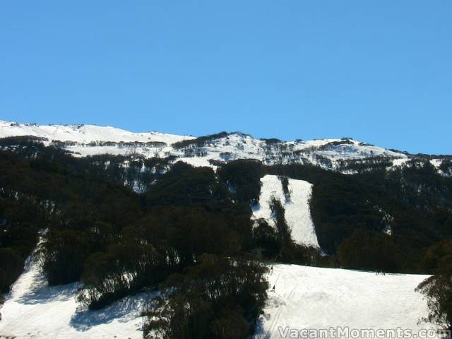 Blue sky above Hi Noon on Friday