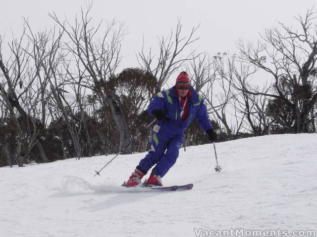 Charlie ripping Thredbo today (photo by Lynne)