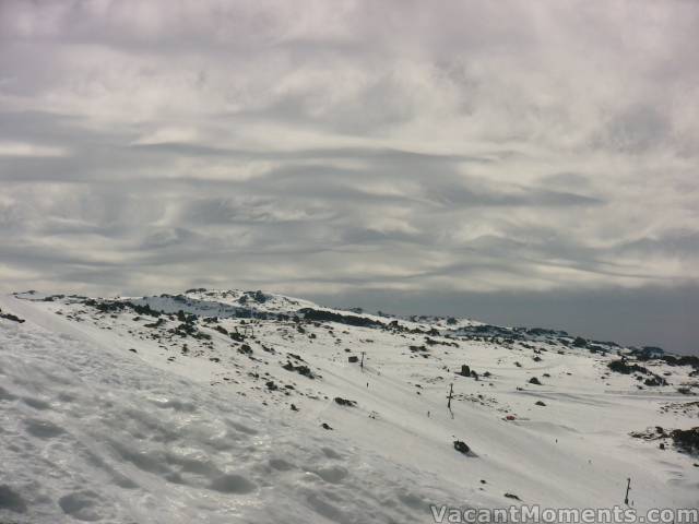 Boiling Sky above Central Spur on Friday