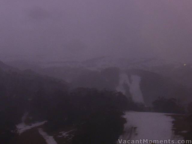 Lightning illuminating High Noon on Saturday night