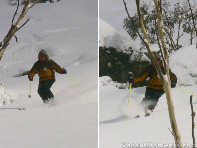 Tree skiing GD style