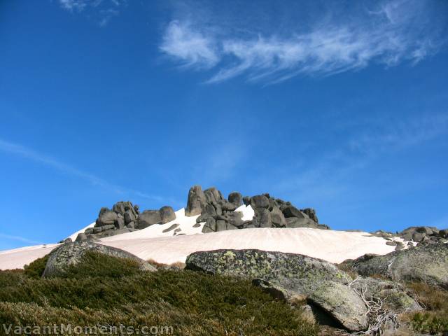 The thaw is coming early on the main range 