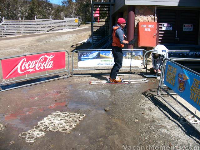 Rosco queueing for Gunbarrel on Saturday