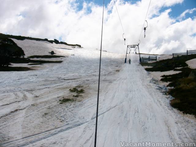 My last ride on Basin T-bar - Sunday