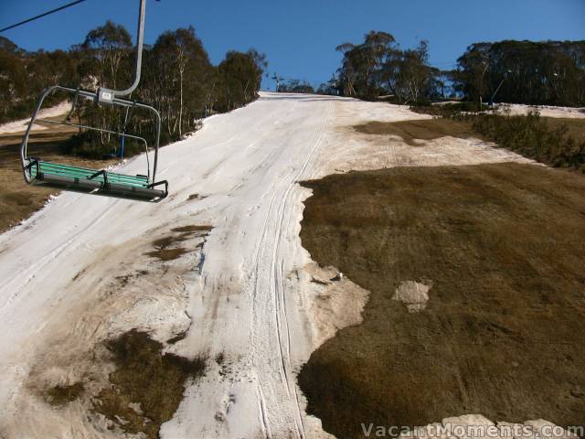 Supertrail below BunnyWalk TODAY