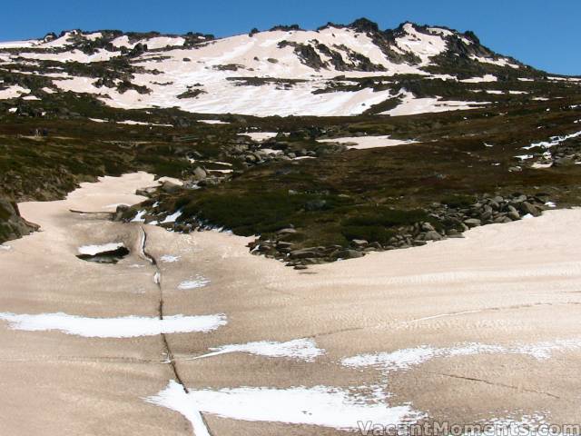 View of Signature Hill from behind Merritts Creek