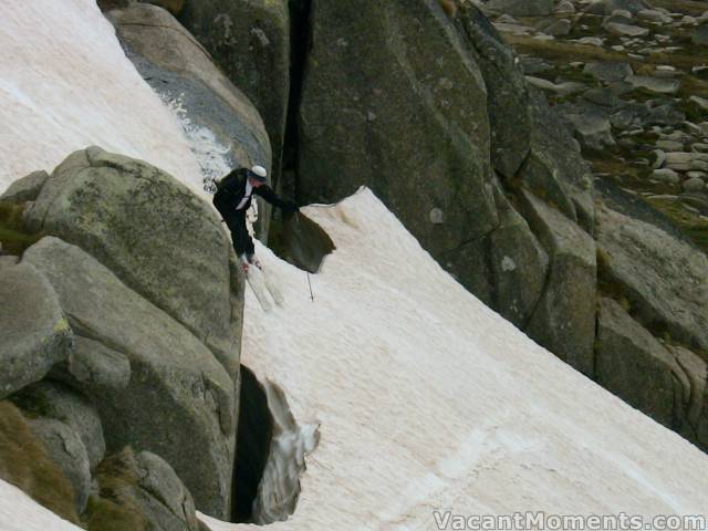 Threading the needle to split the rocks