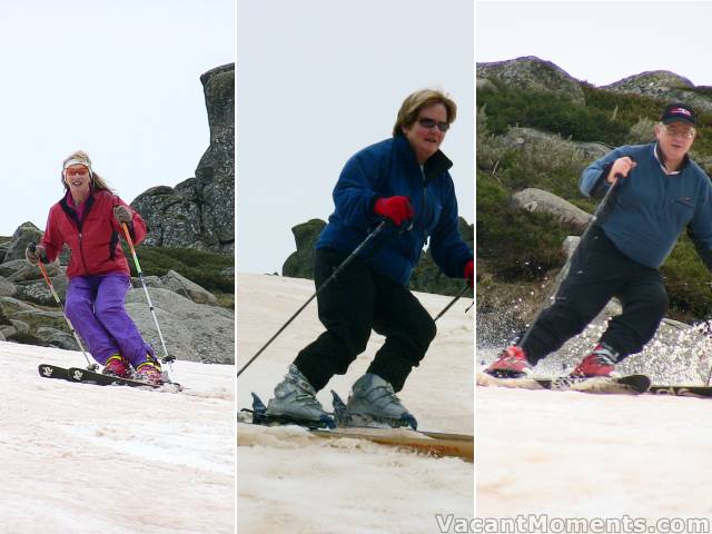 Marion, Lynne and Ray on Friday