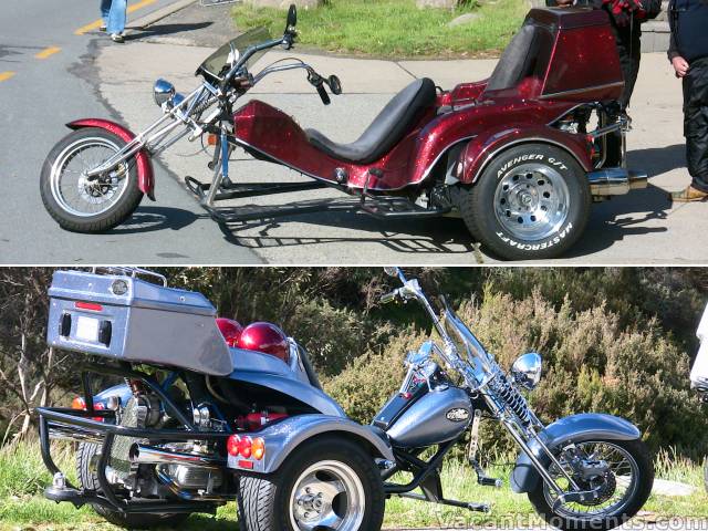 Trikes are very popular amongst the older generation of bikers