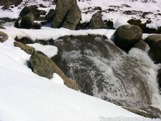 Creek crossings were tricky