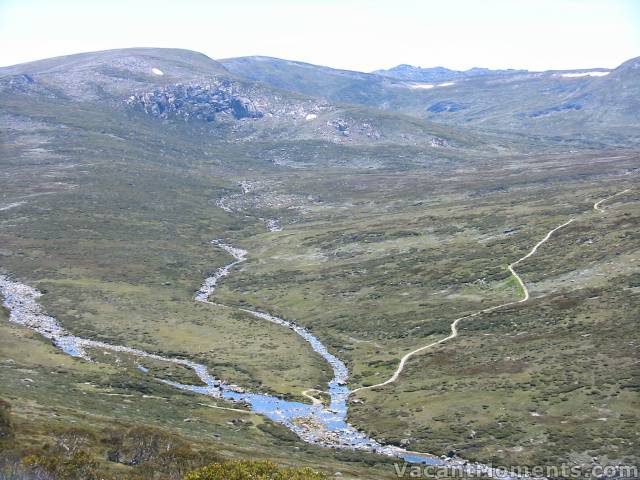 The Snowy River viewed from Charlottes Pass