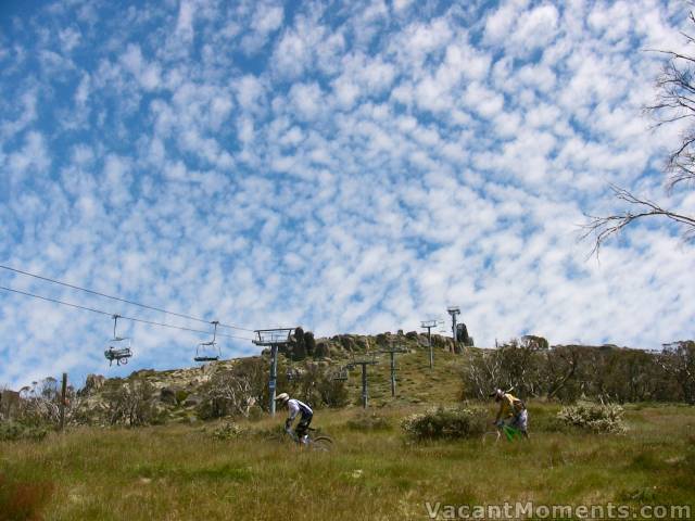 Clouds move in over Eagles Nest