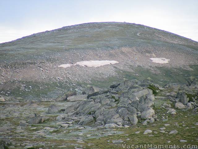 Mt Kosciuszko with the remaining winter snows