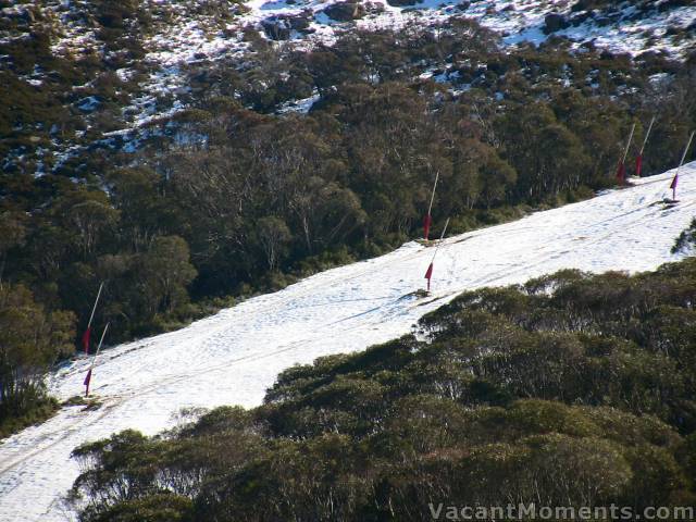 New snow guns on Little Beauty and True Blue