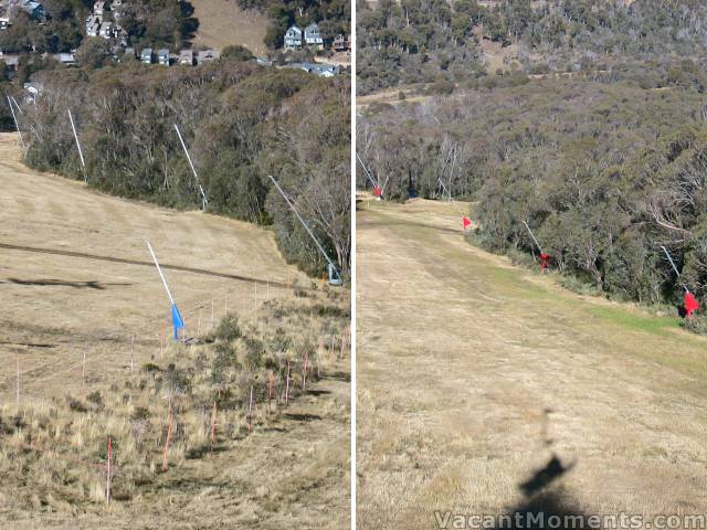 Guns at the ready on Meadows and Hump Run (Tower 10)