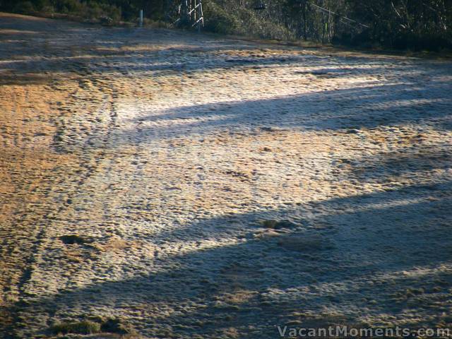 Heavy frosts  a led up to snow making