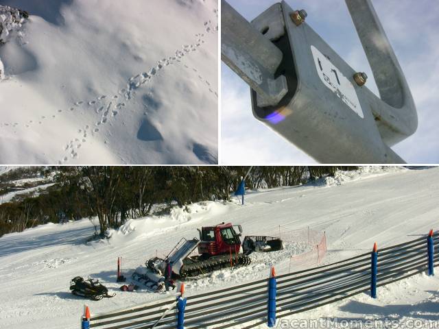 First tracks on Merritts, number 1 chair on Cruiser and first breakdown