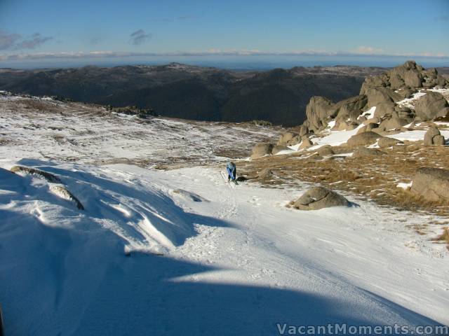 Lynne at the top of Signature Hill