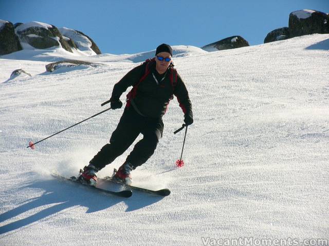 Ray skiing Signature Hill