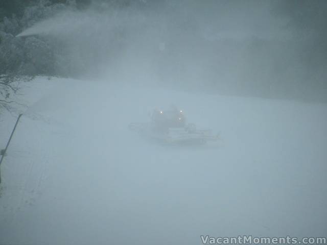 Tough working conditions on Sundance (Lovers Leap Bypass)