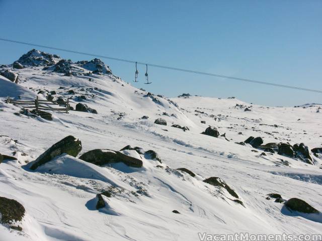 Top of Karels T-bar looking to Signature Hill