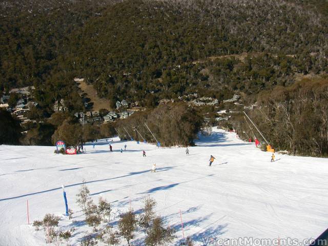 Lower Supertrail, Milk Run in the Friday sunshine