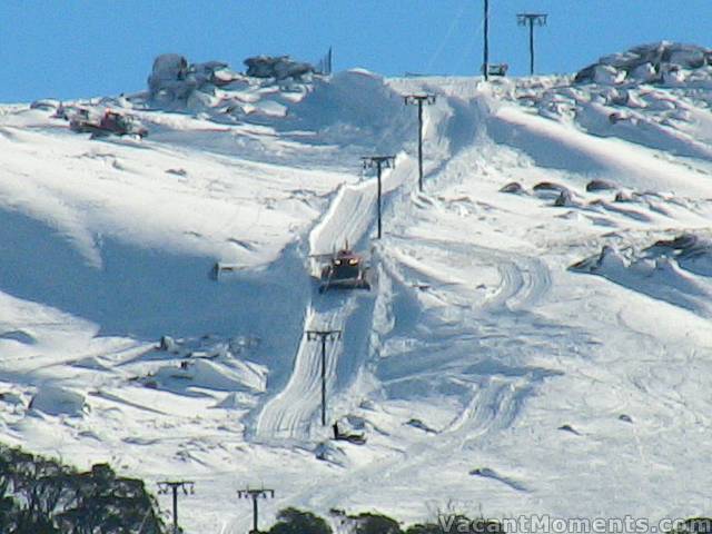 Wednesday:  Working on getting Sponars T-bar open