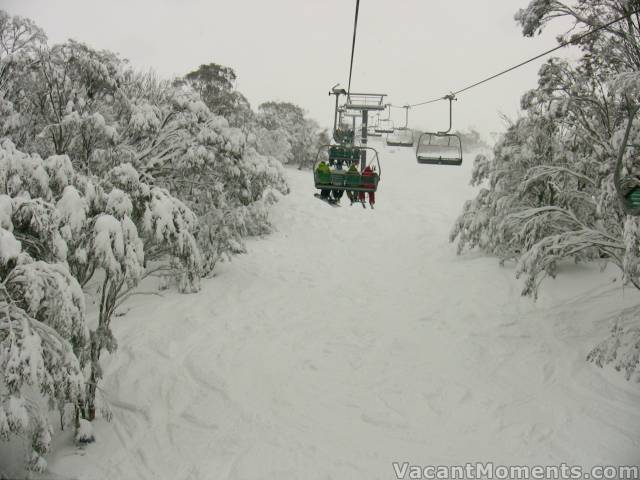 Above mid station on Kosi chair