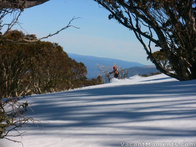 Rosco in pow below South Ramshead