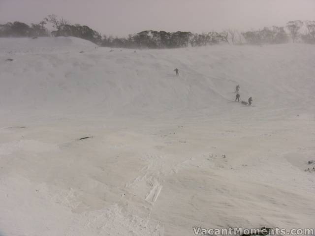 Ski Patrol training on that Coral Sea snow