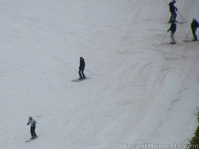 Rinda leads the way in ski class