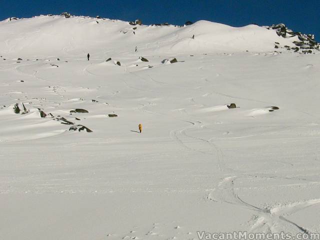 So many freshies on Karels and The Basin - Tuesday